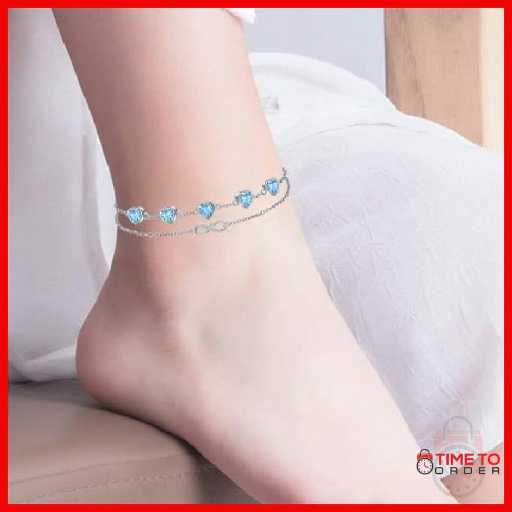 925 Sterling Silver Infinity Double Layer Adjusta… - image 5